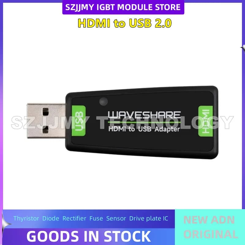 HDMI to USB module, high-definition video capture card, computer/laptop peripheral converter, no drive required
