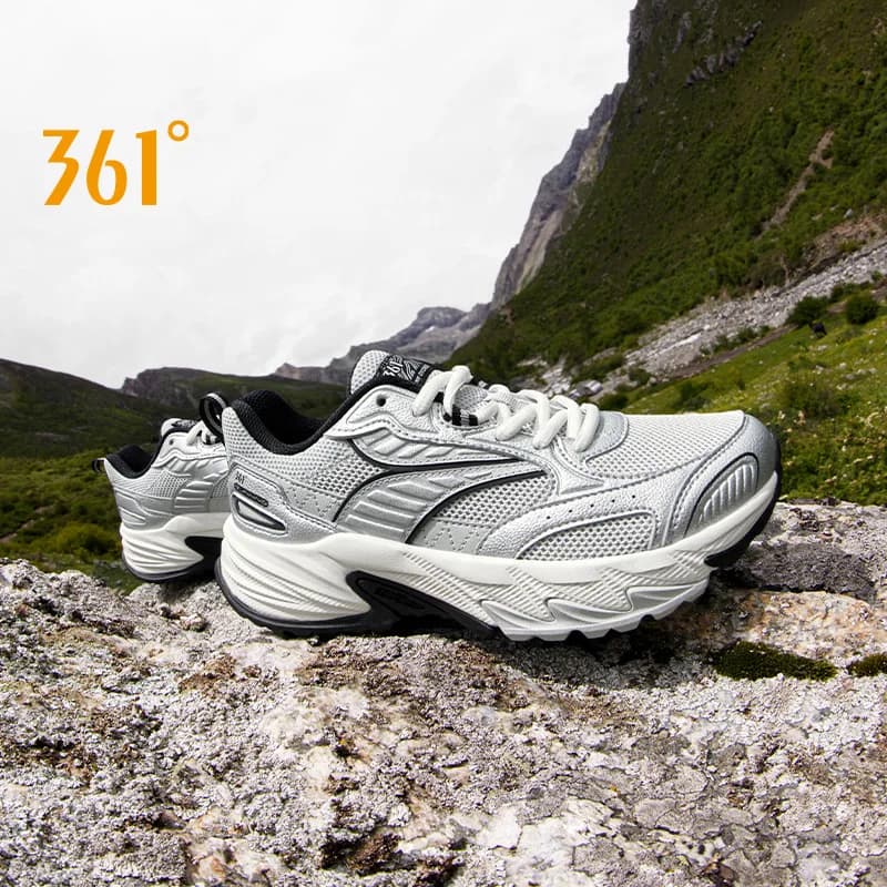 361 Degrees Women Running Shoes Non-slip Shock-Absorbing Lightweight Outdoor Hiking Fashion Jogging Female Sneakers 682512202F