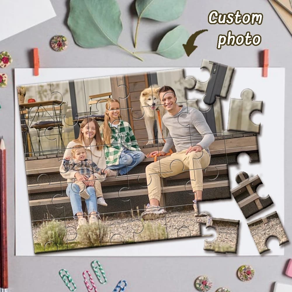 35/300/500/1000pcs, Customized photo puzzle, Puzzle wooden puzzle, Halloween, Christmas, birthday gift