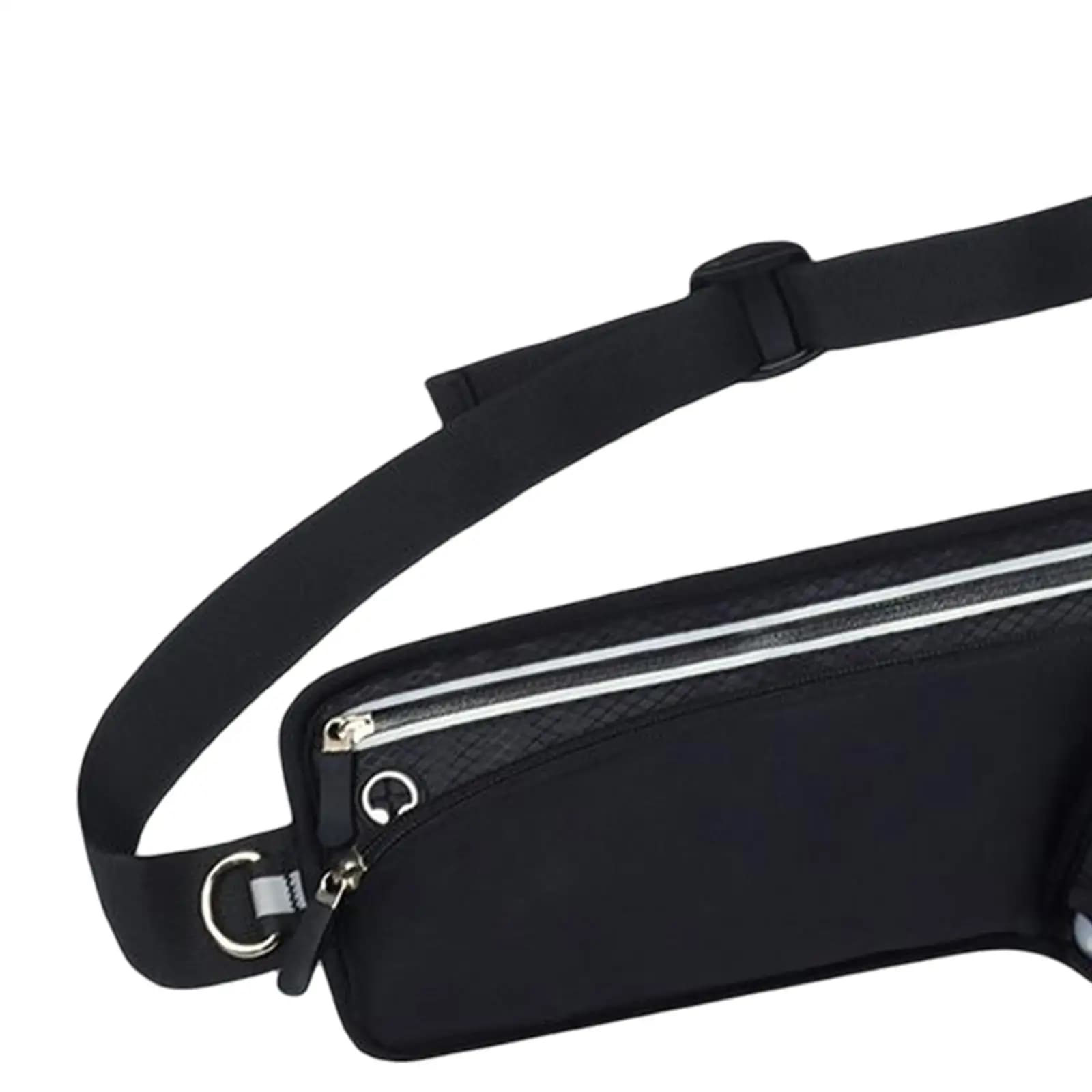 Marsupio da Corsa alla Moda con Tasca Porta Soldi e Porta Borraccia, Strisce Riflettenti