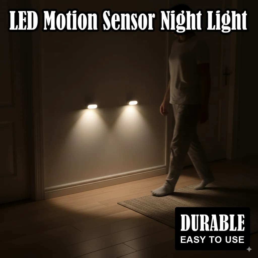 Night lamp with 10 cm LED nightstand motion sensor USB magnetic table lamp Automatic switch On Off White light cabinet Wireless multifunctional desk