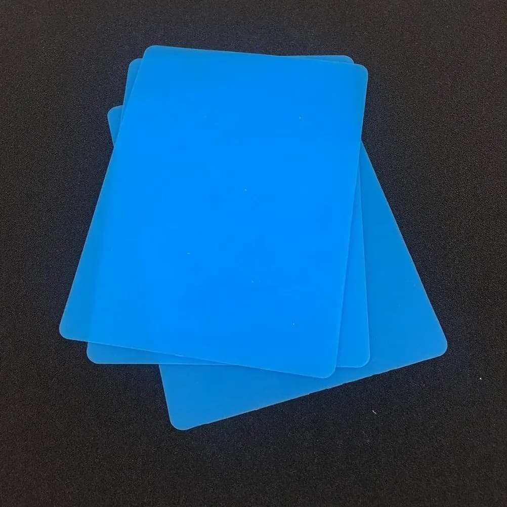Set di 4 Grandi Fogli Flessibili in Silicone per Creazione di Gioielli in Resina, Stampi Artigianali, Realizzazione di Ciondoli e Braccialetti, Protezione per Scrivania e Piano di Lavoro