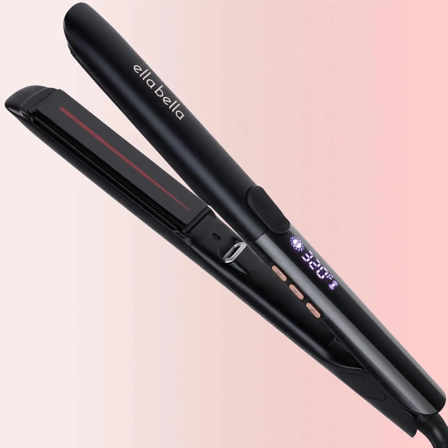 Titanium Hair Plate with Infrareds, Digital Temperature Control 320 ° F-450 ° F, Suitable for all hair types
