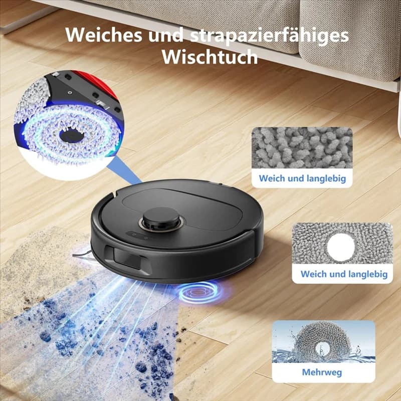 ABGH-Accessories Compatible With Roborock Q Revo Rbot Vacuum Cleaner, Roller Brushes,HEPA Filters, Dust Bags,Side Brushes