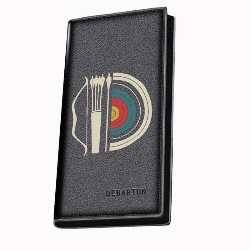 Bow arrows target archery sport Men's Long Wallets Business Stylish Printing Design Casual Use Christmas Valentine's Father's Da