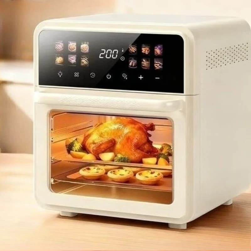 Air fryer, steam oven, multi-functional microwave oven, electric oven, and combination microwave/oven appliance.