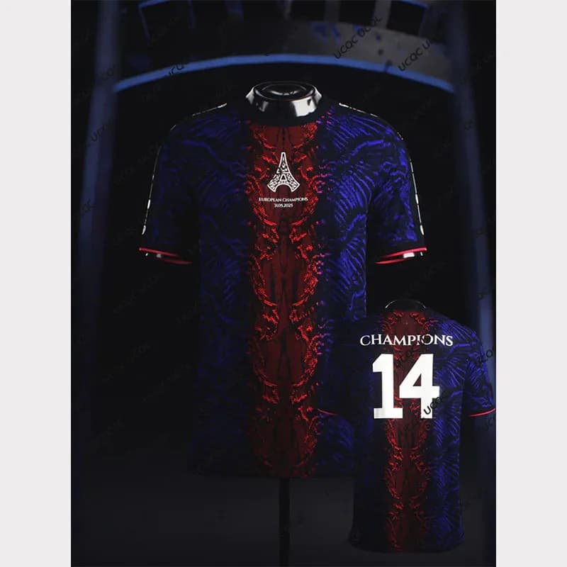 2025 Men's Special Edition 2025 Sports Soccer Jersey, Oversize Training Football Uniform, No.14 Gifted One Sample Mesh for Kids/adults