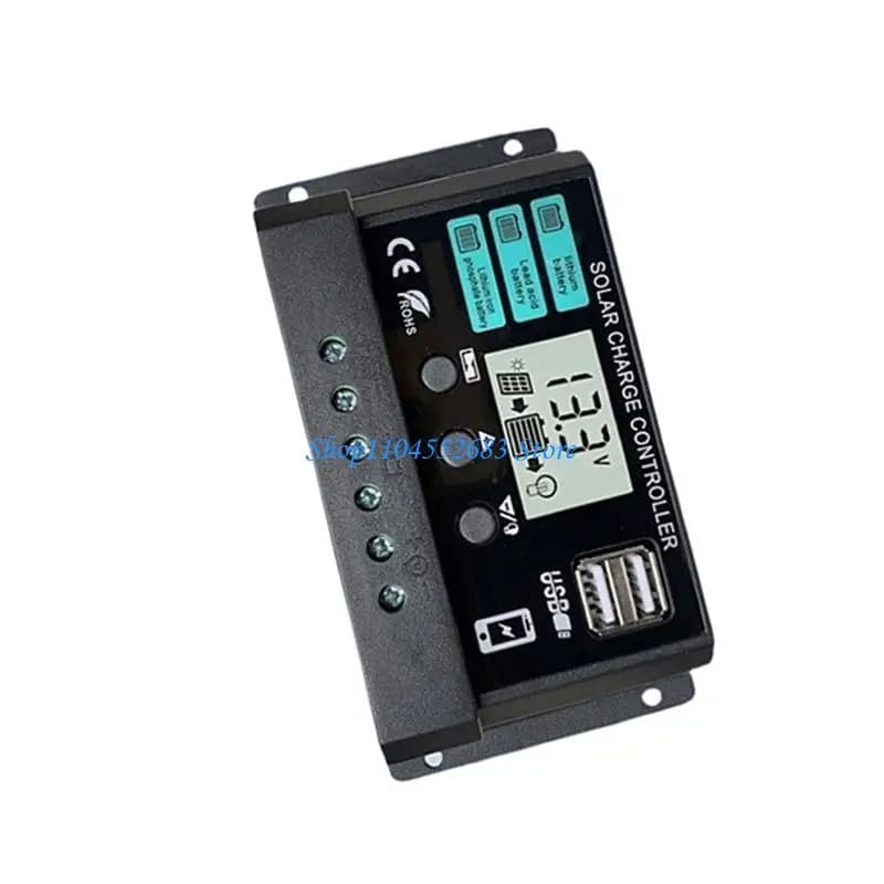 Y6GD Regolatore carica solare Regolatore carica del pannello solare automatico 12V 24V
