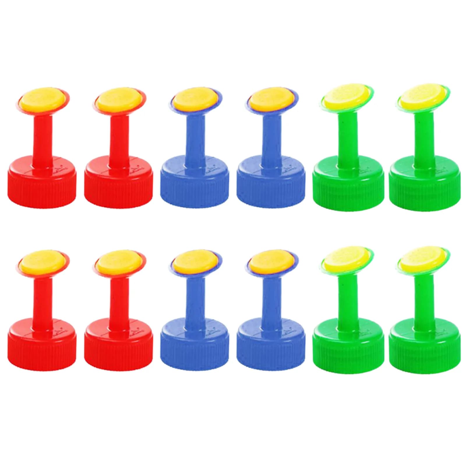 Set of 12 Plastic Nozzles for Irrigation, Light Spraying Heads for Garden Pipes, Nebulizer Nozzles for Plants, Flowers and Meadow Care
