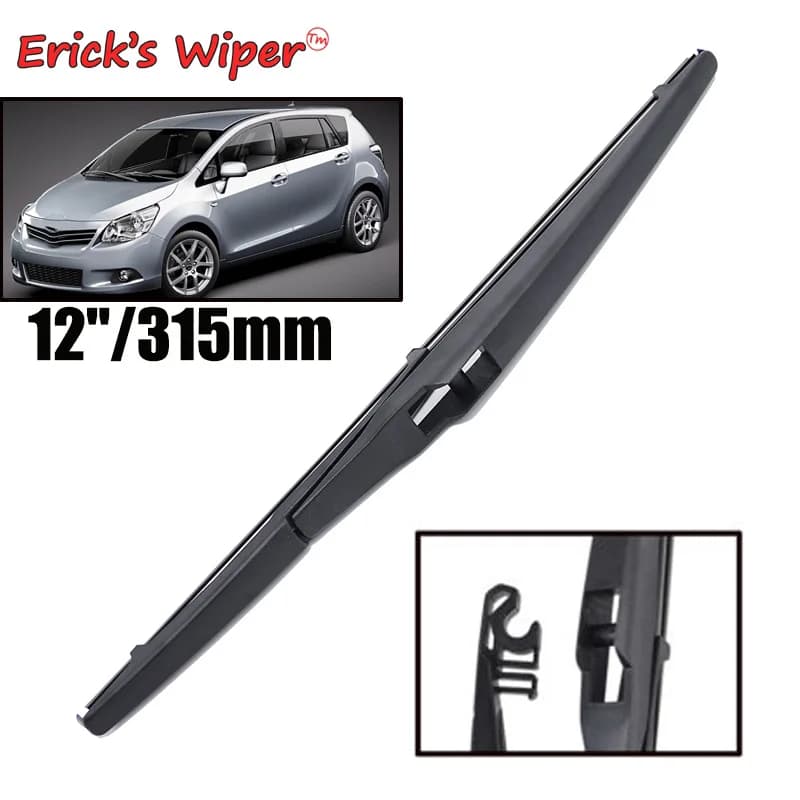 Erick's Tergicristallo 12 "Spazzola Tergicristallo Posteriore Per Toyota Verso 2009 - 2019 Parabrezza Parabrezza Pulito Portellone Finestra Auto Spazzola Pioggia