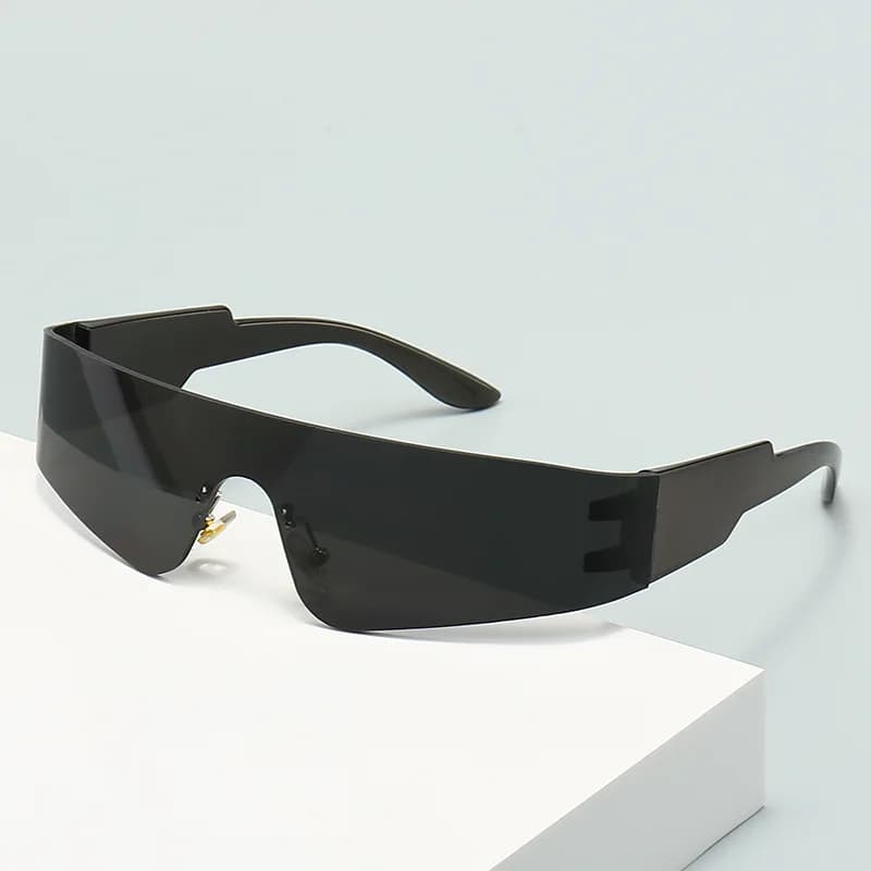 Y2K integrated sunglasses irregular concave shaped sunglasses comfortable without pinching the face