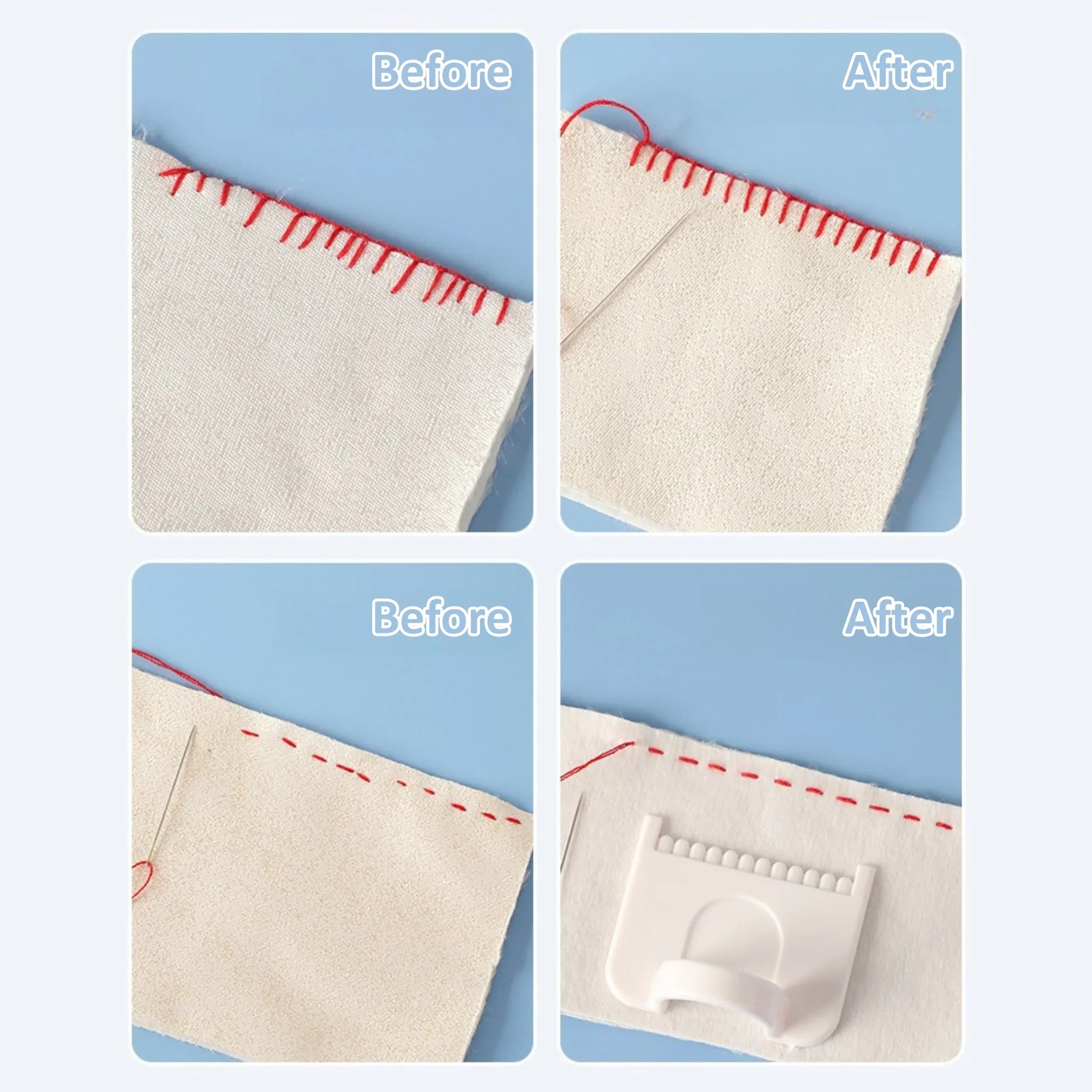 1 kit modello guida per cucire per punti coerenti – Strumento per cucire di precisione con spaziatura di 3 mm per ricamo su tessuto e lavorazione della pelle