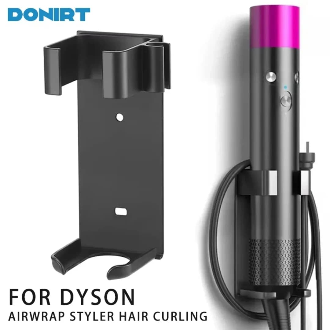 Supporto da Parete per Dyson Airwrap Styler, Adatto per Vari Ferri Arricciacapelli, Organizzatore in Alluminio per Conservazione