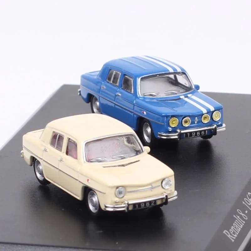 1/87 Bilancia Universale Hobby Piccolo Renault 8 Gordini Modello di Auto Fonde Sotto Pressione e Veicoli Giocattolo Scatola Acrilica Miniature di Metallo