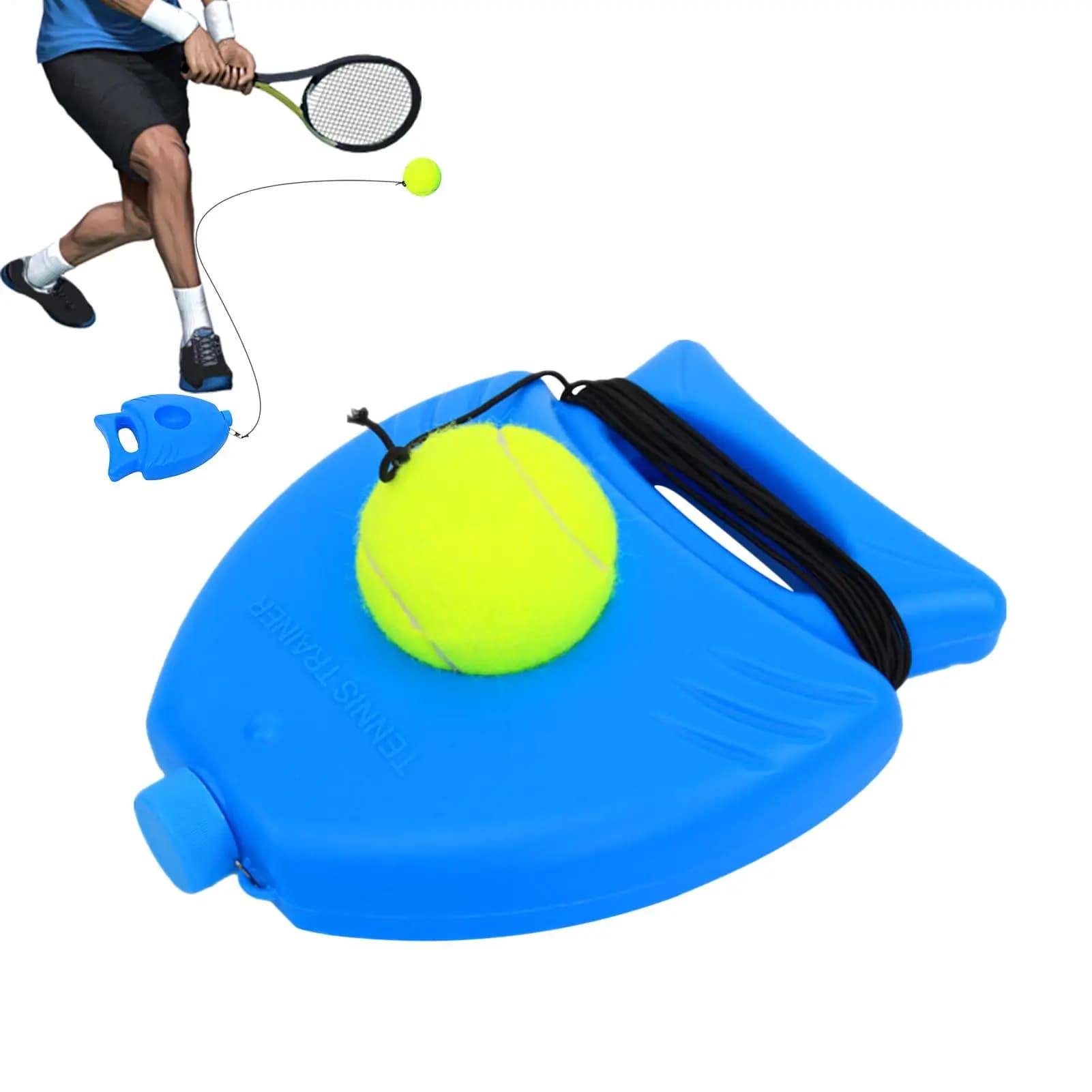 Allenatore di Tennis Portatile con Palla Incordata per Principianti, Esercizio Sportivo per Cortile, Garage, Parco, Scuola