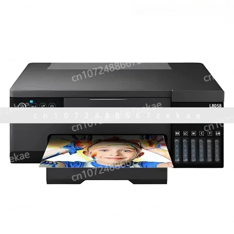 Stampante a getto d'inchiostro L8058/L8050 Stampante Dvd CD Stampante a sublimazione A4 Stampa digitale Marketing Wireles-s H-ot Chiave Piastra di carta