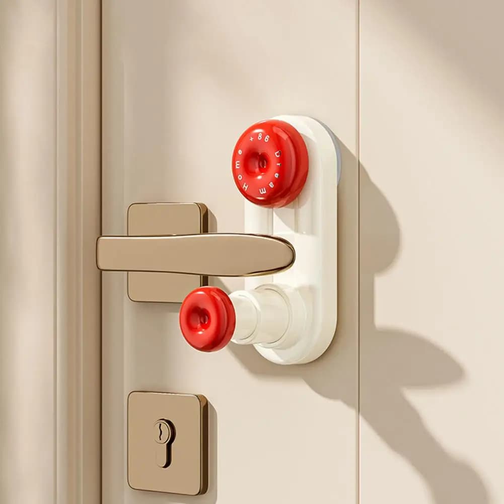 Fermaporta per Maggiore Privacy, Sicurezza Domestica, Protezione Bambini, Fermaporta Adesivo Antifurto per Casa, Dormitorio, Viaggi, Sicurezza 90%