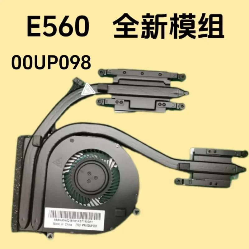 New CPU Fan Module with Heatsink for Lenovo ThinkPad E560 00UP098 and Intel 00UP097
