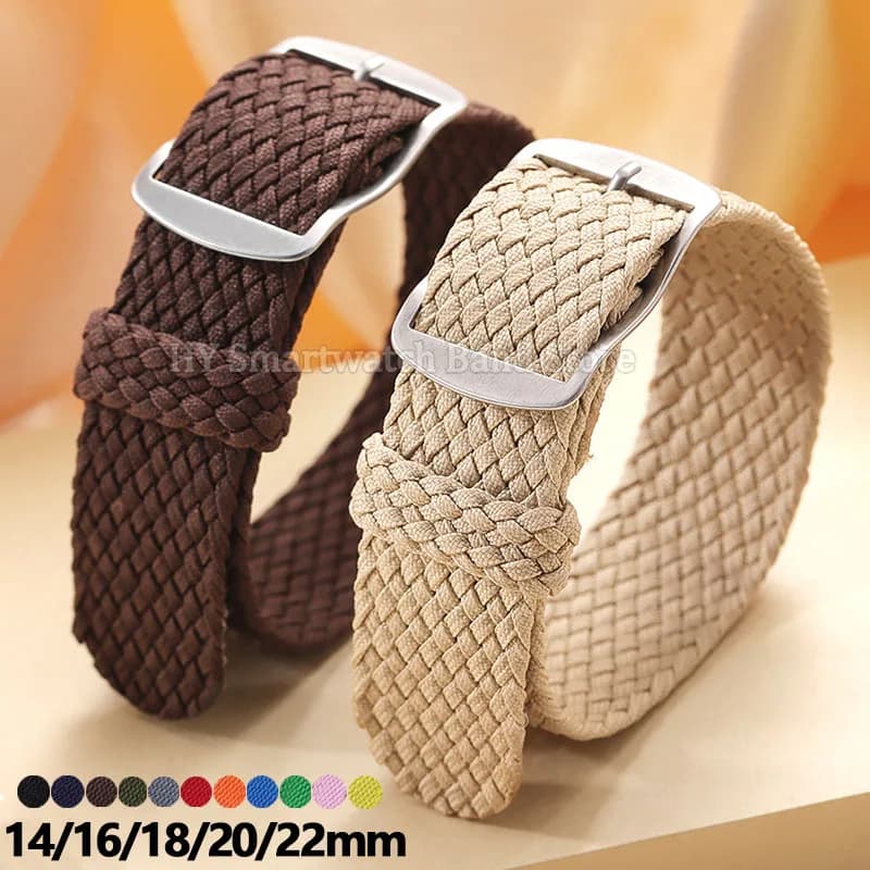 14mm 16mm 18mm 18mm 20mm 22mm Bracelet for Omega, Perlon Style Strap, Men's and Women's Sports Bracelet