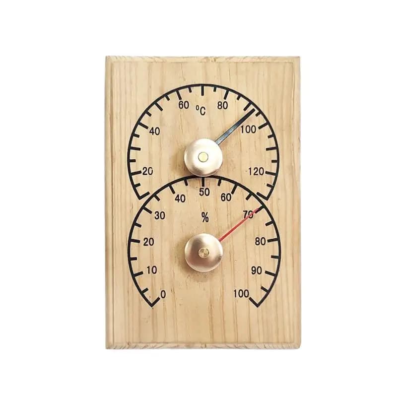 Termometro per sauna di facile installazione, accessorio di ricambio in metallo con costruzione robusta, misuratore di temperatura per sauna