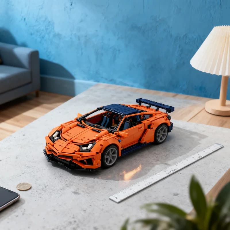 3566pcs MOC Lamborghiniess Aventador S Technical Model Building Blocks Christmas Gift Assemble Idea Collection Display Birthday