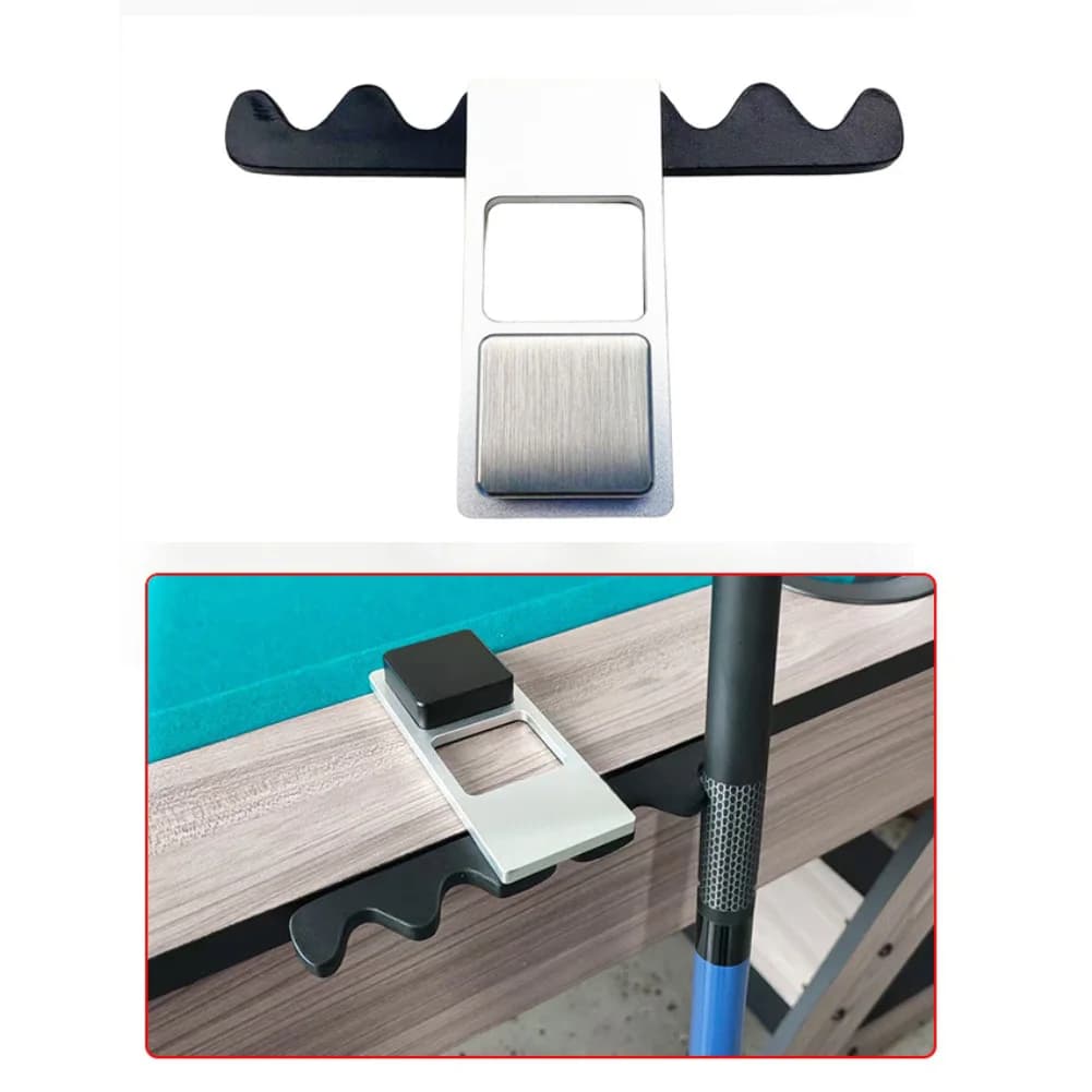 Approssimativamente. 180 120 mm circa. Supporto per Stecca da Biliardo 7.09 4.72 Pollici, Compatto 180 120 mm, Pesi Integrati, Costruzione in Lega di Alluminio