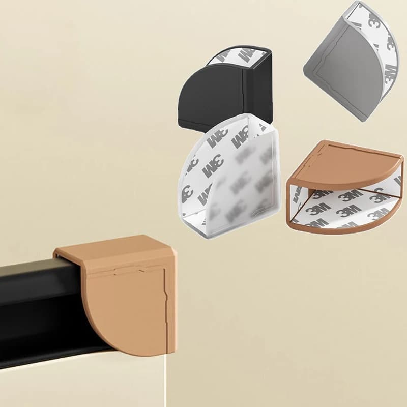 Tappo della porta bordi di sicurezza protezione della copertura dell'angolo Pad Anti-collisione in Silicone per la protezione della sicurezza del tavolo da bambini Toddler