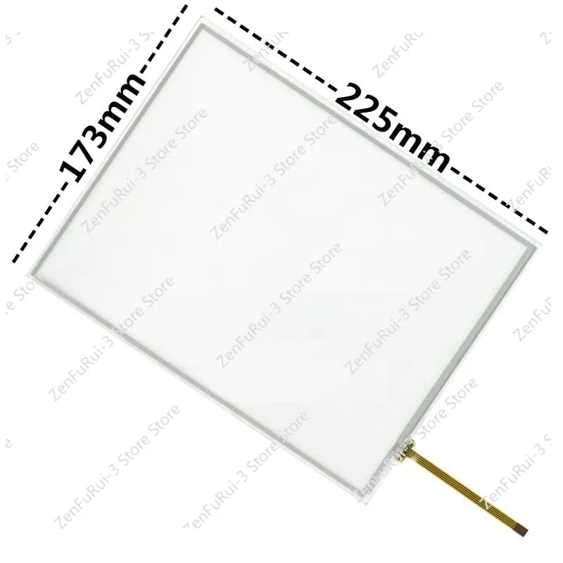 Pannello in vetro touch screen resistivo industriale da 10,4 pollici a 4 fili per AMT 9509 a b 225*173mm