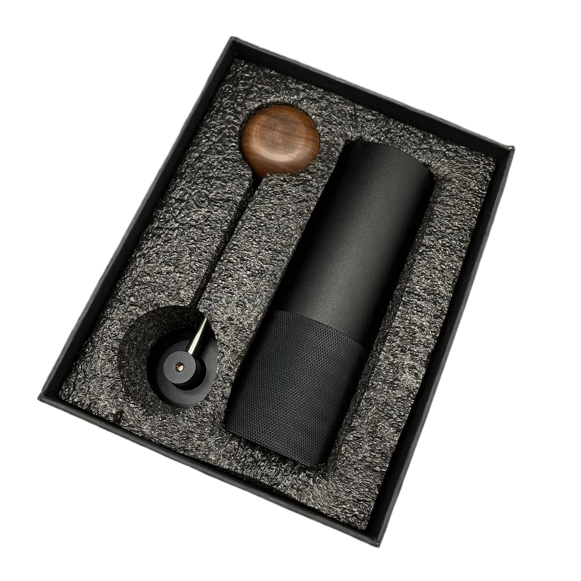 New hand-cranked bean grinder, stainless steel grinding core portable household hand-brewed coffee labor-saving grinding bean