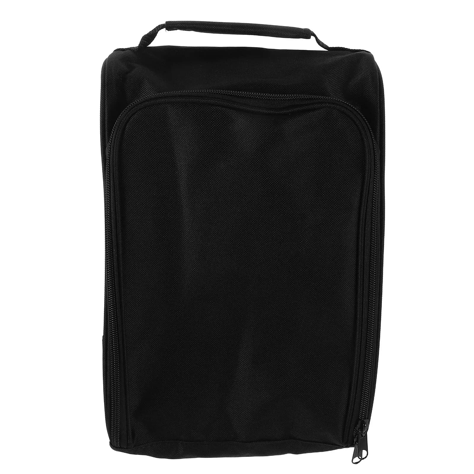 Borsa Porta Scarpe da Golf con Cerniera e Maniglia, Ventilazione Laterale per Conservazione di Calzini e Tee, Accessorio per Golf, Baseball e Calcio