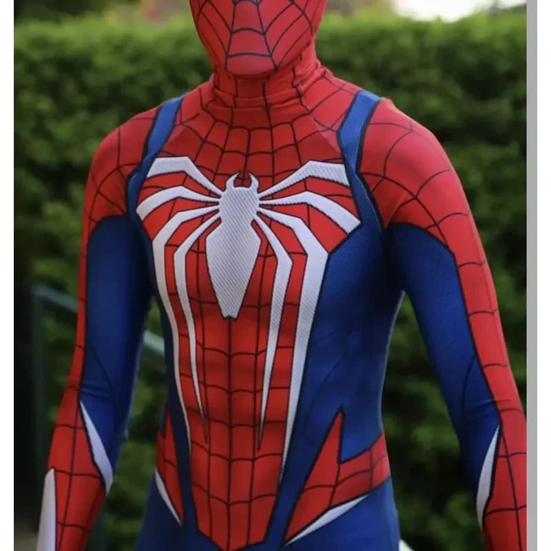 Halloween Peter Parker Spider Suit in PS5 Spider 2 Costume cosplay da supereroe Completo Spiderman Body Zentai Secondi tute