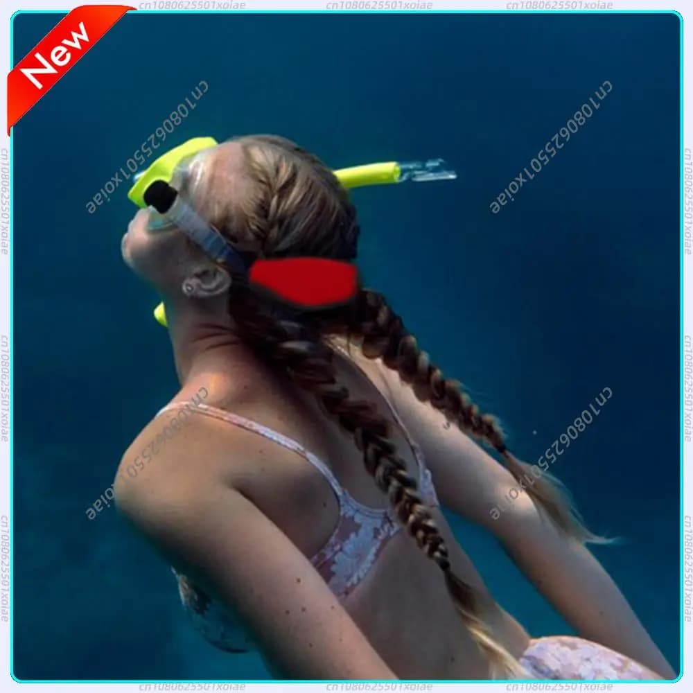 Copri Cinghie per Maschera Subacquea in Neoprene Confortevole, Protezione Regolabile per Occhialini, Copricapo Protettivo per Capelli, per Nuoto e Sport Acquatici