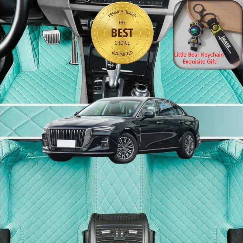 Tappetini Auto su Misura per Hongqi H5, Accessori Auto, Tappeti Impermeabili Personalizzati per Guida a Sinistra/Destra