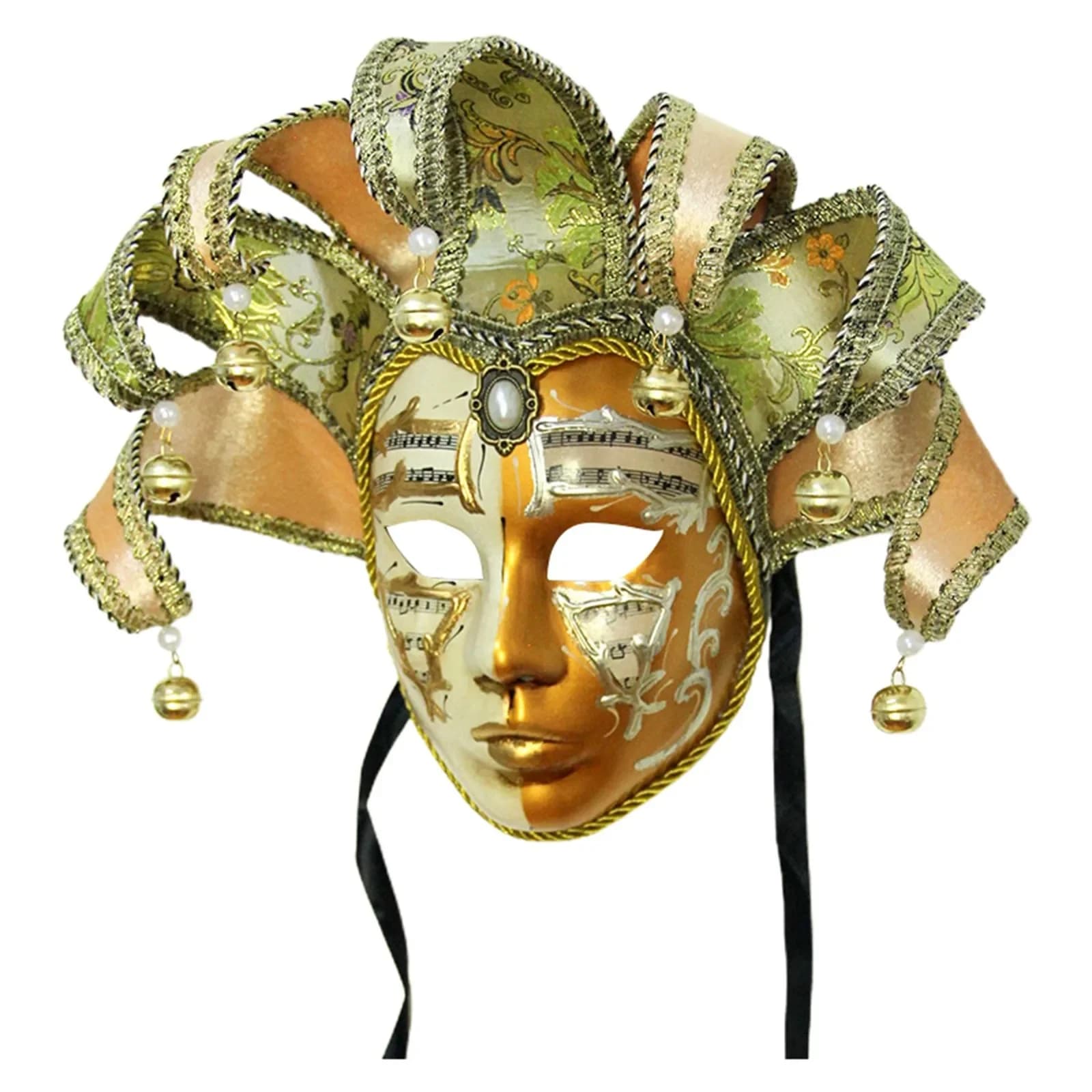 Maschera veneziana Jester-Mask Collezione di decorazioni murali Maschera a pieno facciale Uomo Bel Carnevale Maschere di Mardi Gras Maschera in maschera per Halloween