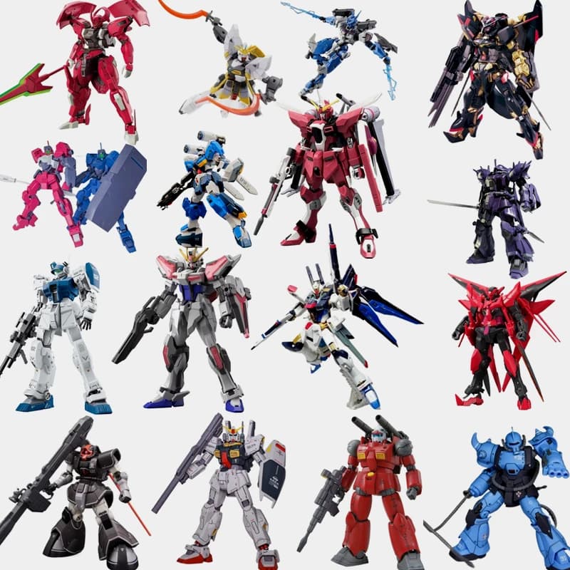 Anime MOBILE SUIT GaoGao XingDong STAR GK HG 1/144 Modello assemblato GTO RX-78-2 Gouf GM LIBERA Shiden Robot Giocattoli Action Figure