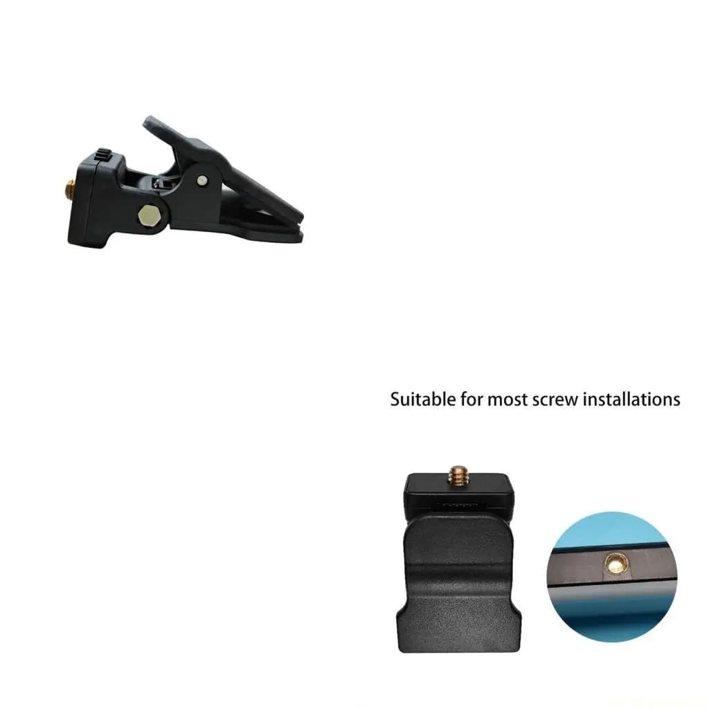 E56B Mini Clip luce riempimento supporto per flash per fotocamera 1/4 attacco a vite universale per telefono treppiede per