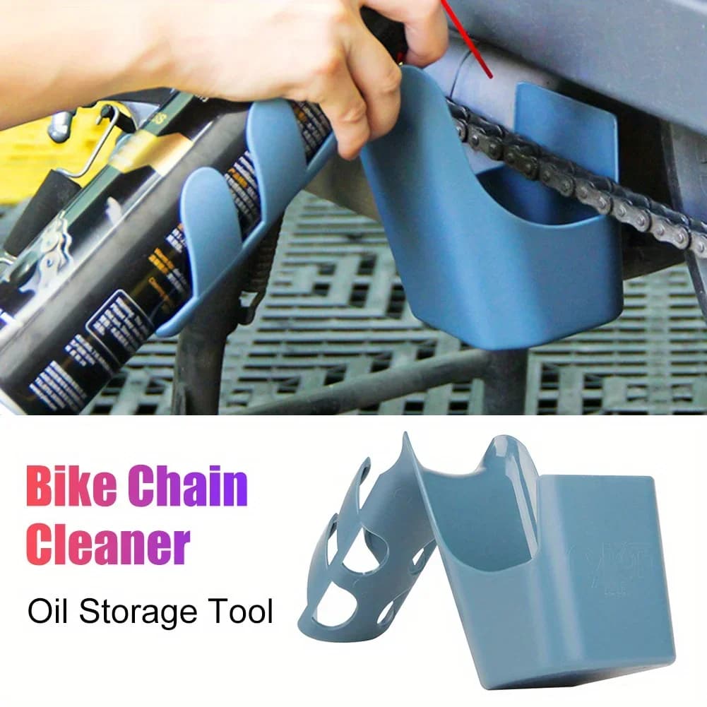 Toolbox for storing oil stains for motorcycles and bicycles, chain cleaning agent, oil spray tool for chains