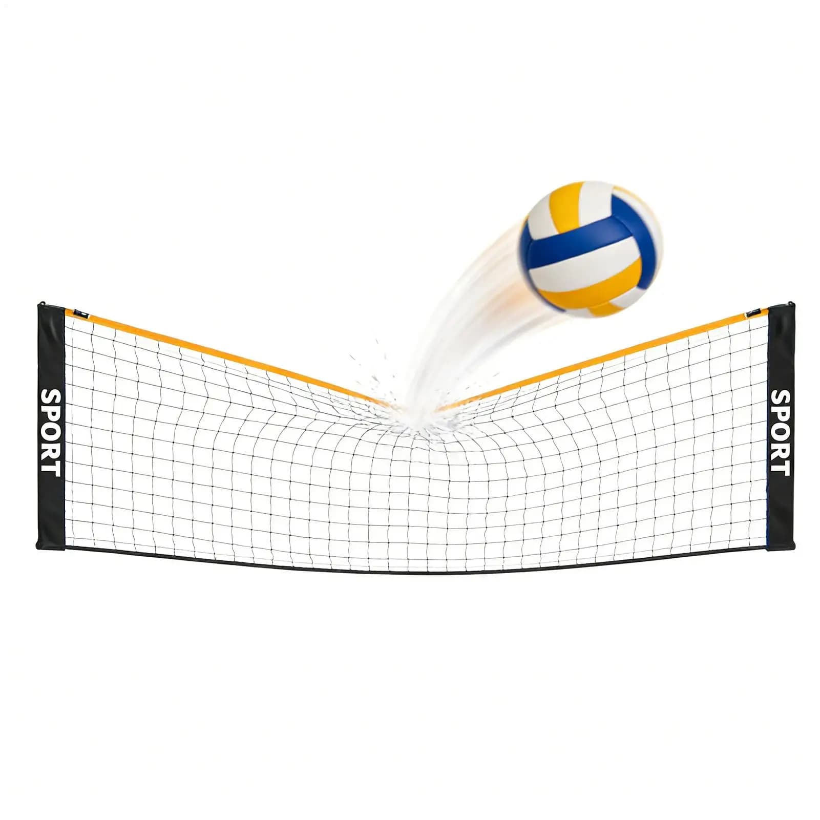 Tennis Net Foldable Height Adjustable Weatherproof Volleyball Net Height-adjustable badminton nets volleyball nets tennis nets