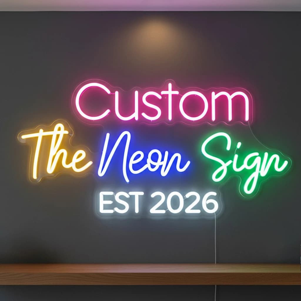 Insegna al Neon Personalizzata con Nome, Luce LED Dimmerabile, Decorazione Murale Personalizzata per Camera da Letto, Casa e Illuminazione Atmosferica per Feste