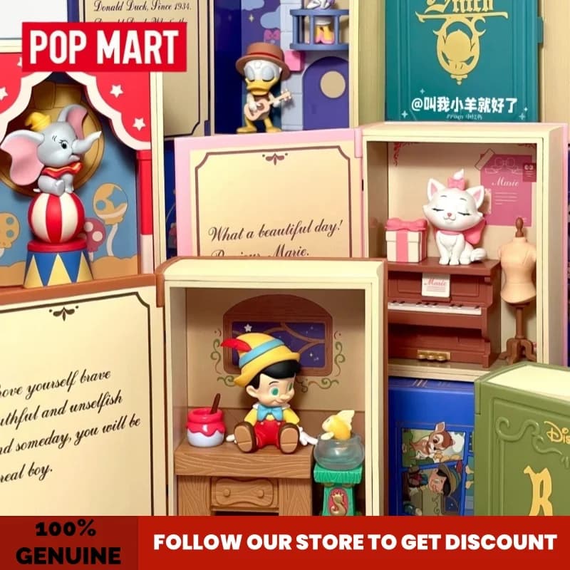 Pop Mart Disney Serie Classica Fiabe - Blind Box Originale con Personaggio da Collezione, Giocattolo, Bambola, Ornamento, Regalo a Sorpresa Misterioso