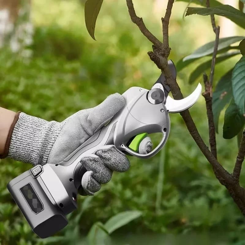 Forbici Elettriche Professionali ad Alta Potenza per Potatura, Utensili da Giardino per Alberi da Frutto e Rami Alti, Regolabili e Portatili