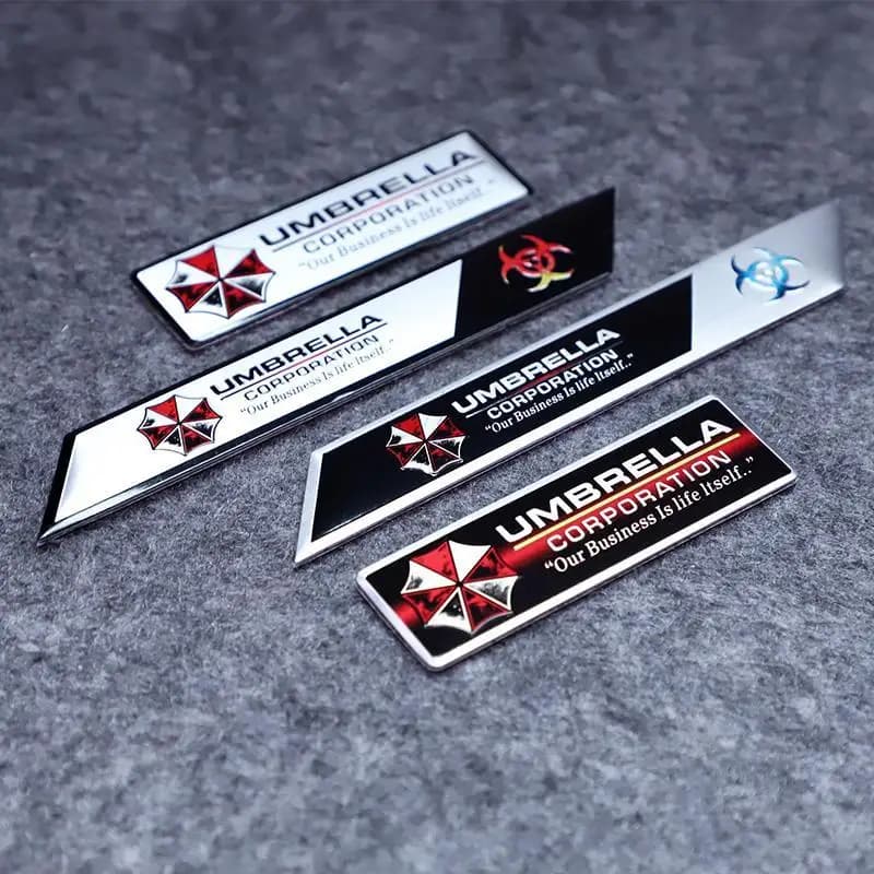 Metal Scratches Car Stickers Fuel Tank Covers Bio Protective Umbrellas Crisis Aluminum Alloy Tail Stickers Motorcycle Sticker