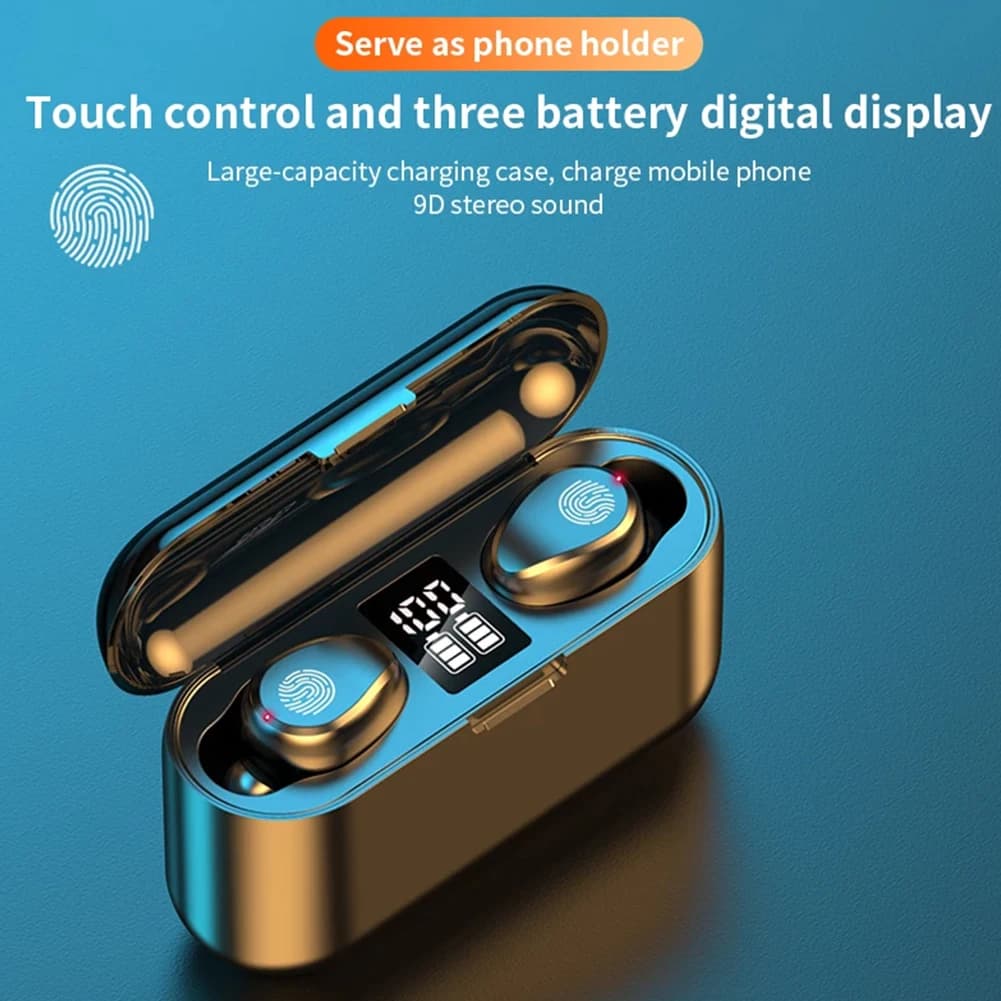 Auricolari Wireless Bluetooth per Samsung Galaxy S21 Ultra, S20 FE, S10 5G, S10e, S9 Plus, Note 10, 20, F62, A52