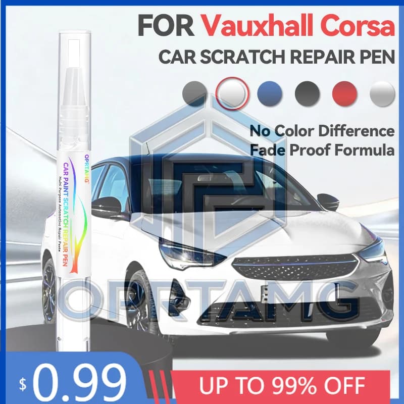 2026 Hot For 1982-2025 Vauxhall Corsa Paint Repair Pen Touch Up Scratch Remover DIY Auto Accessories Black White Green Silver O