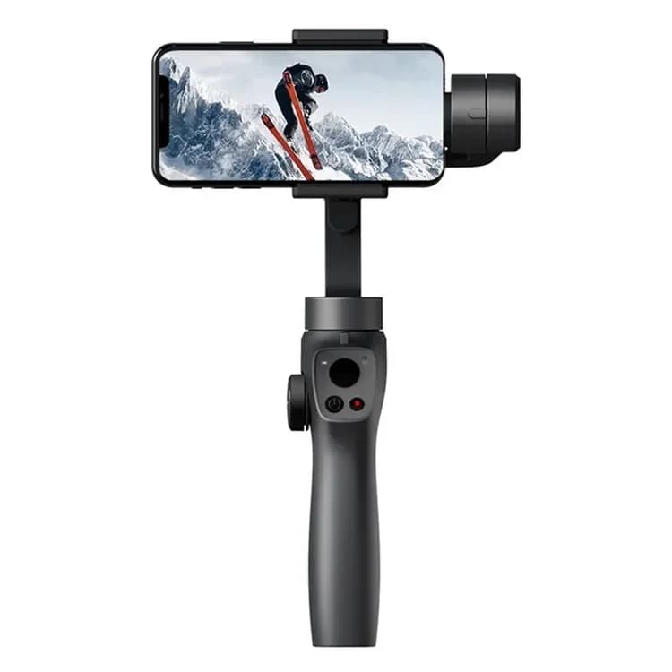 Capture2s Stabilizzatore Gimbal Portatile a 3 Assi Anti-Shake con Asta Selfie per GoPro Hero e Cellulari