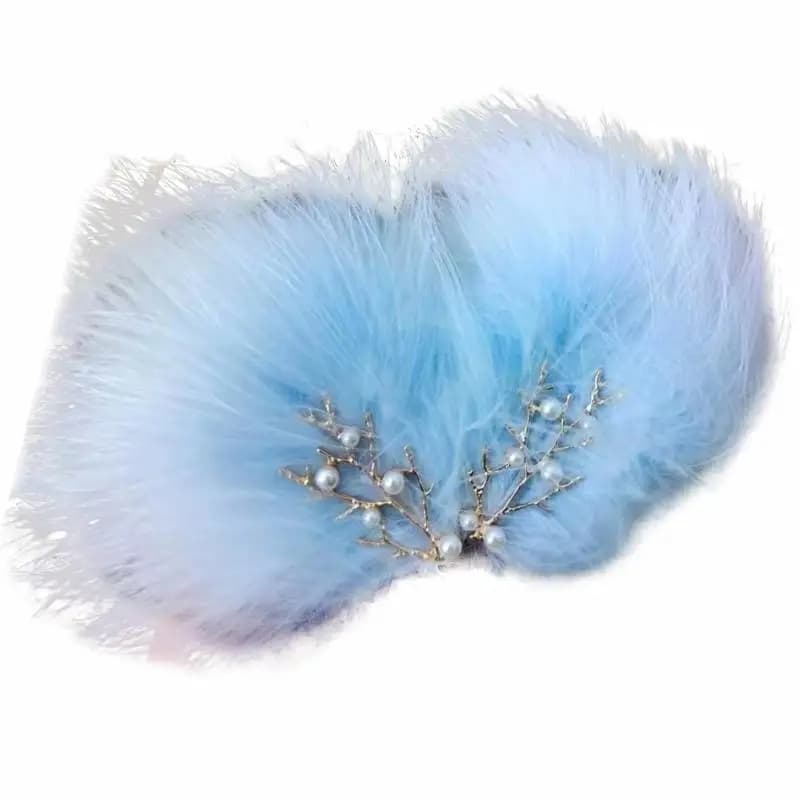652F Chinese Pearls Decors Hairpin for Woman Hanfu Cosplay Hair Clip
