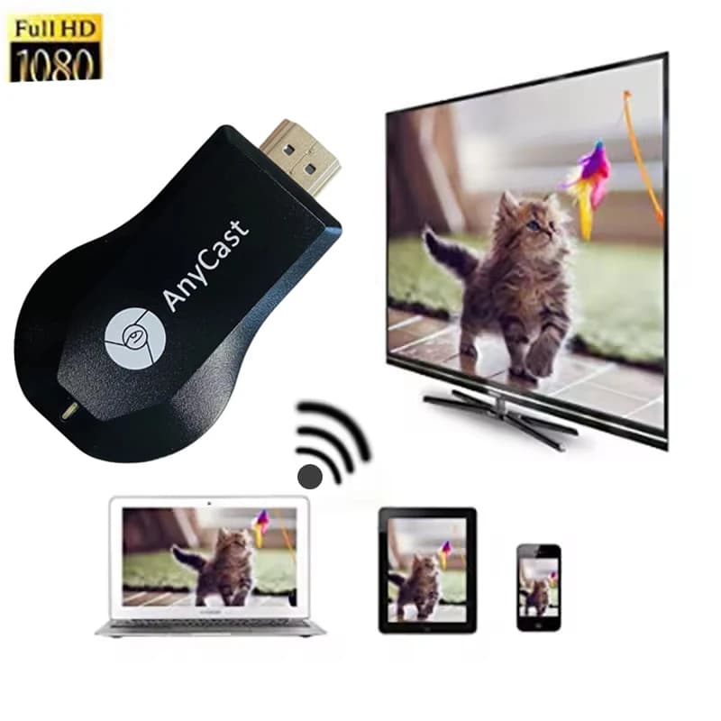 4K 1080P TV Stick compatible HDMI M2 Plus Wireless WiFi TV Dongle Receiver for DLNA Airplay Miracast for AnyCast for IOS