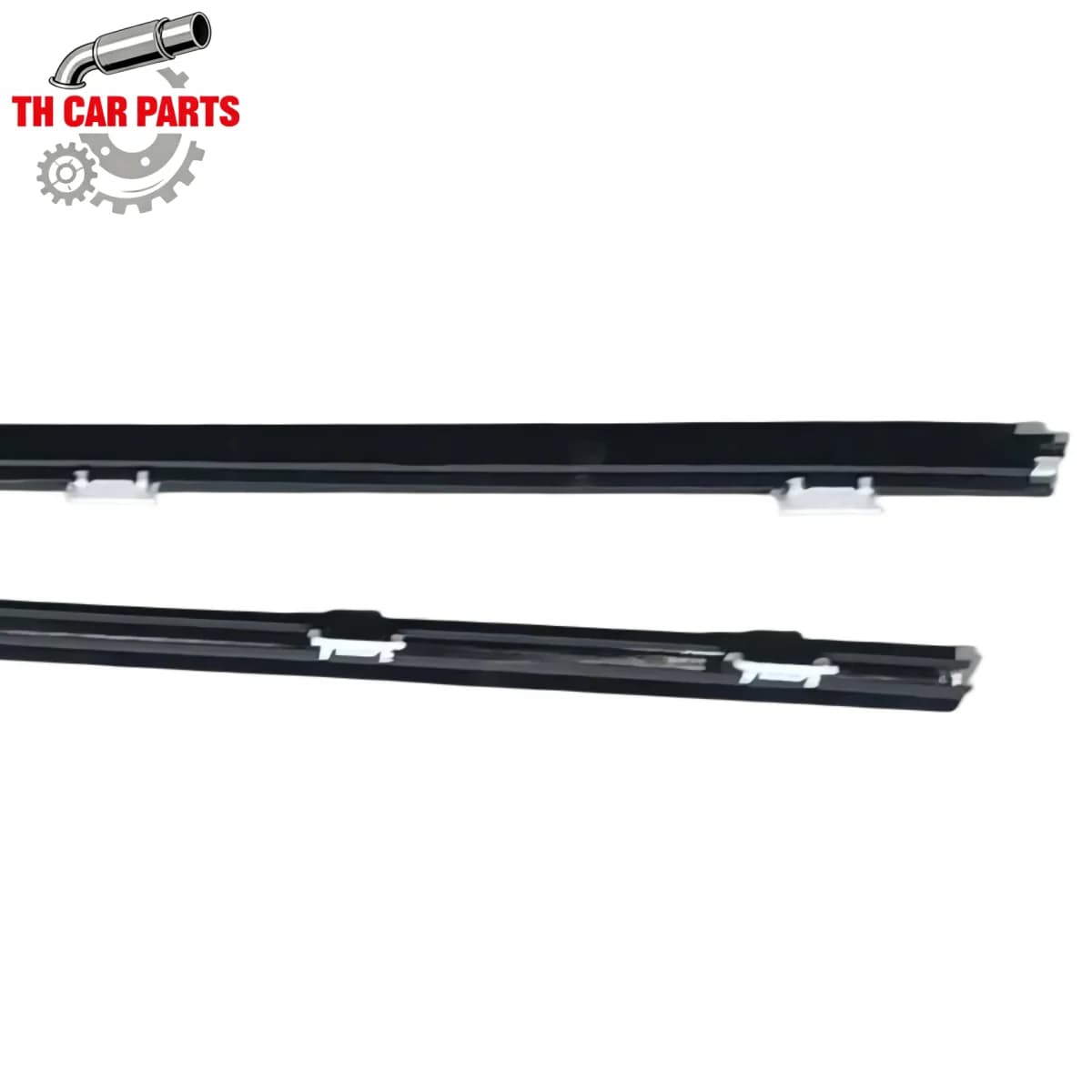 Guarnizione per Finestrini Auto Nera 2 Pezzi per Honda Civic 01-05 2 Porte, Modanatura Finestrino 72450-SNA-A01