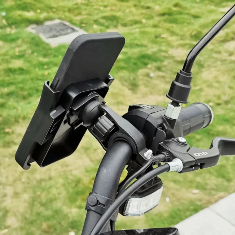 Porta cellulare per passeggino Porta cellulare per carrozzina per bambini Staffa per telefono vivavoce antiurto 360 ° Ruota gli accessori per passeggino di supporto per telefono cellulare
