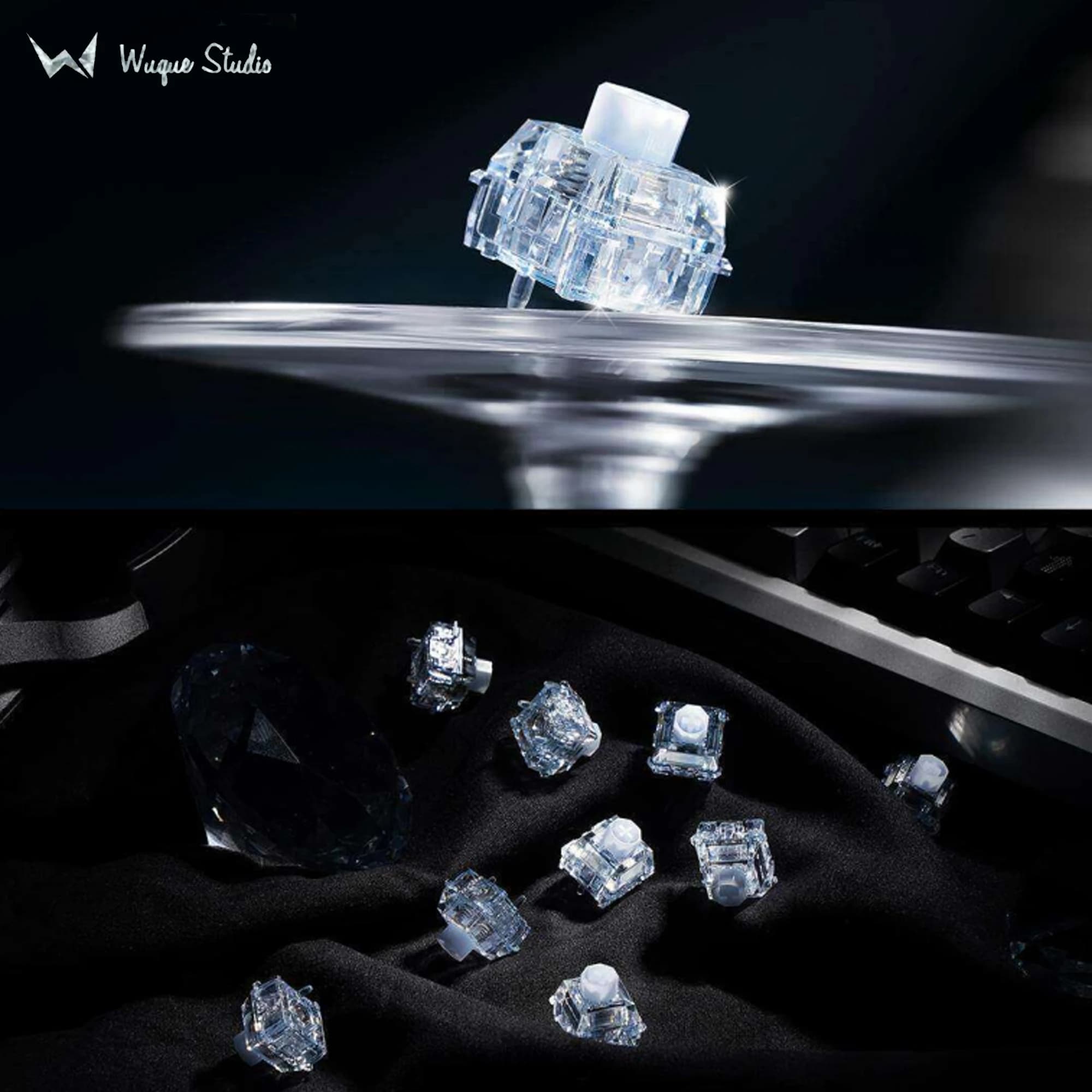 WS Wuque Studio Serie Babao Diamond Switch Magnetico Cullinan & Heart of the Ocean 35gf Lineare con Effetto Hall per Tastiera Gaming